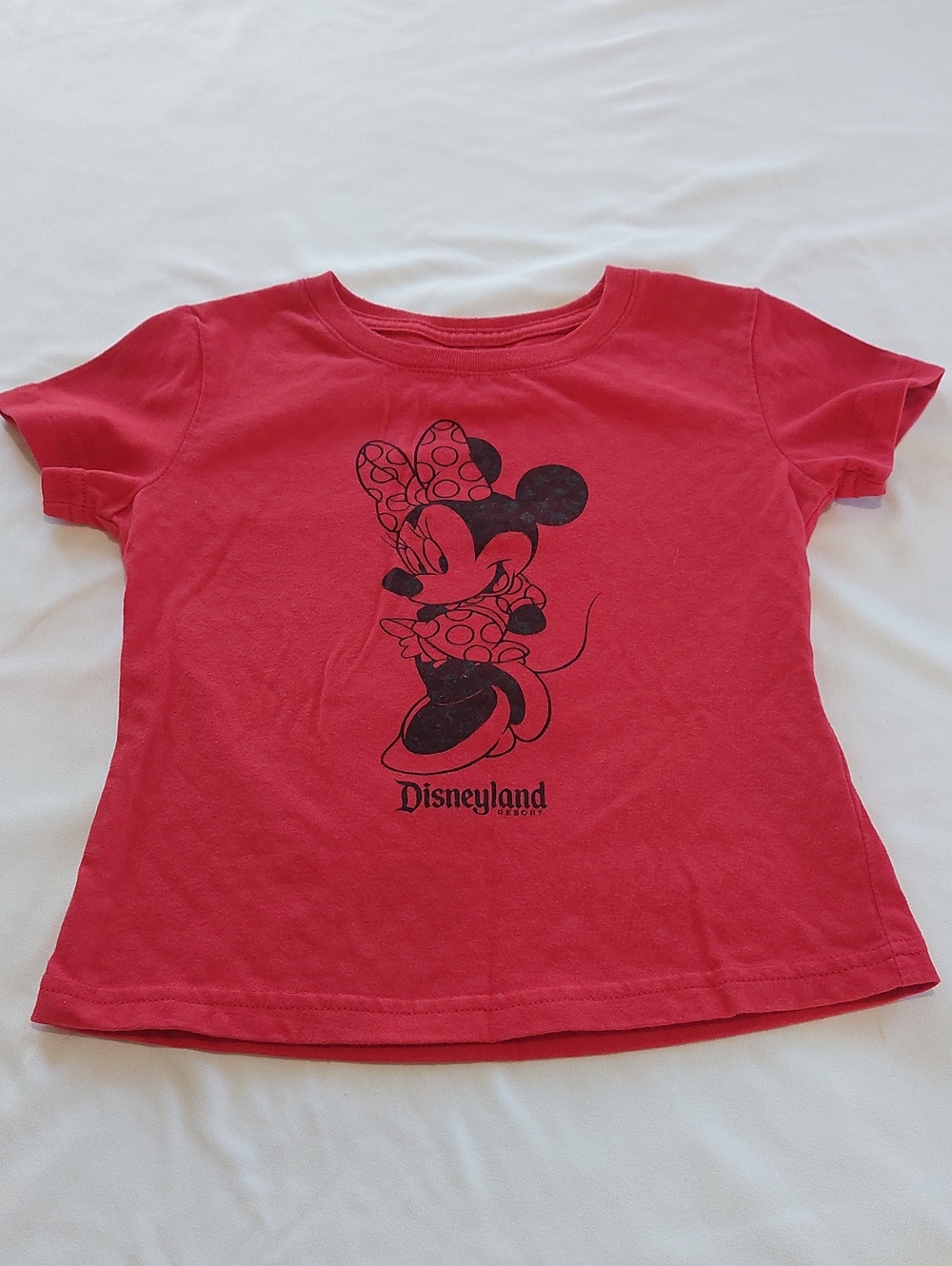 Disney Parks' Minnie Mouse Red And Black T-Shirt.XS